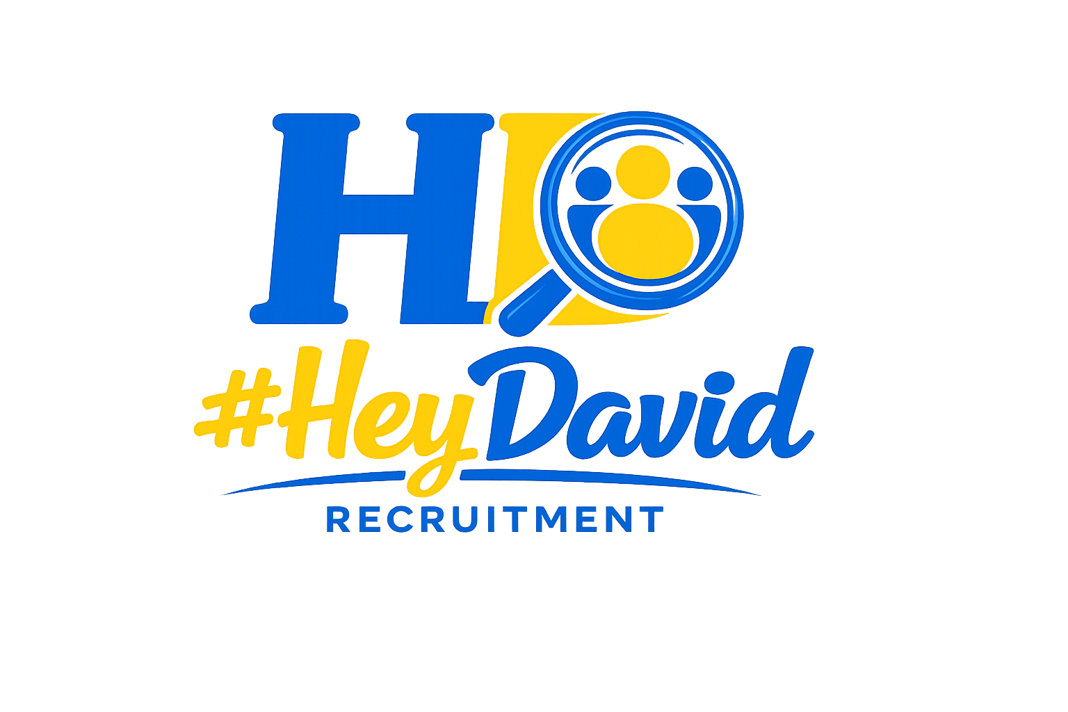 Hey David Recruitment Logo